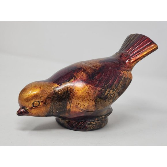 Vintage Ceramic Bird Figurine Home Decor Pottery Glaze‎ - Picture 1 of 10